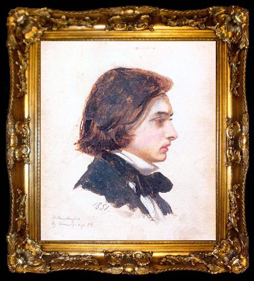 framed  Arthur Devis Self-Portrait, ta009-2